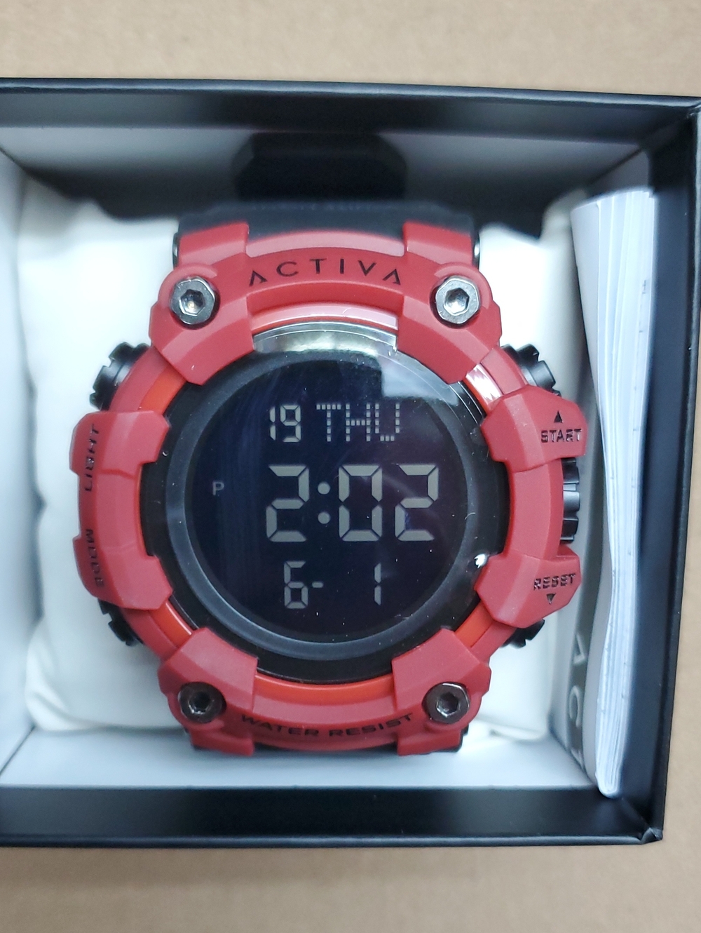 Ativa Red Digital Sport Watch for Men